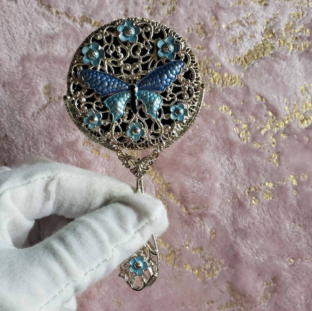 VTG MIRROR | Small Butterfly Hand Mirror - Picture 1 of 15